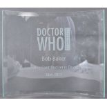 ESTATE OF BOB BAKER - DOCTOR WHO - ORIGINAL AWARD PLAQUE