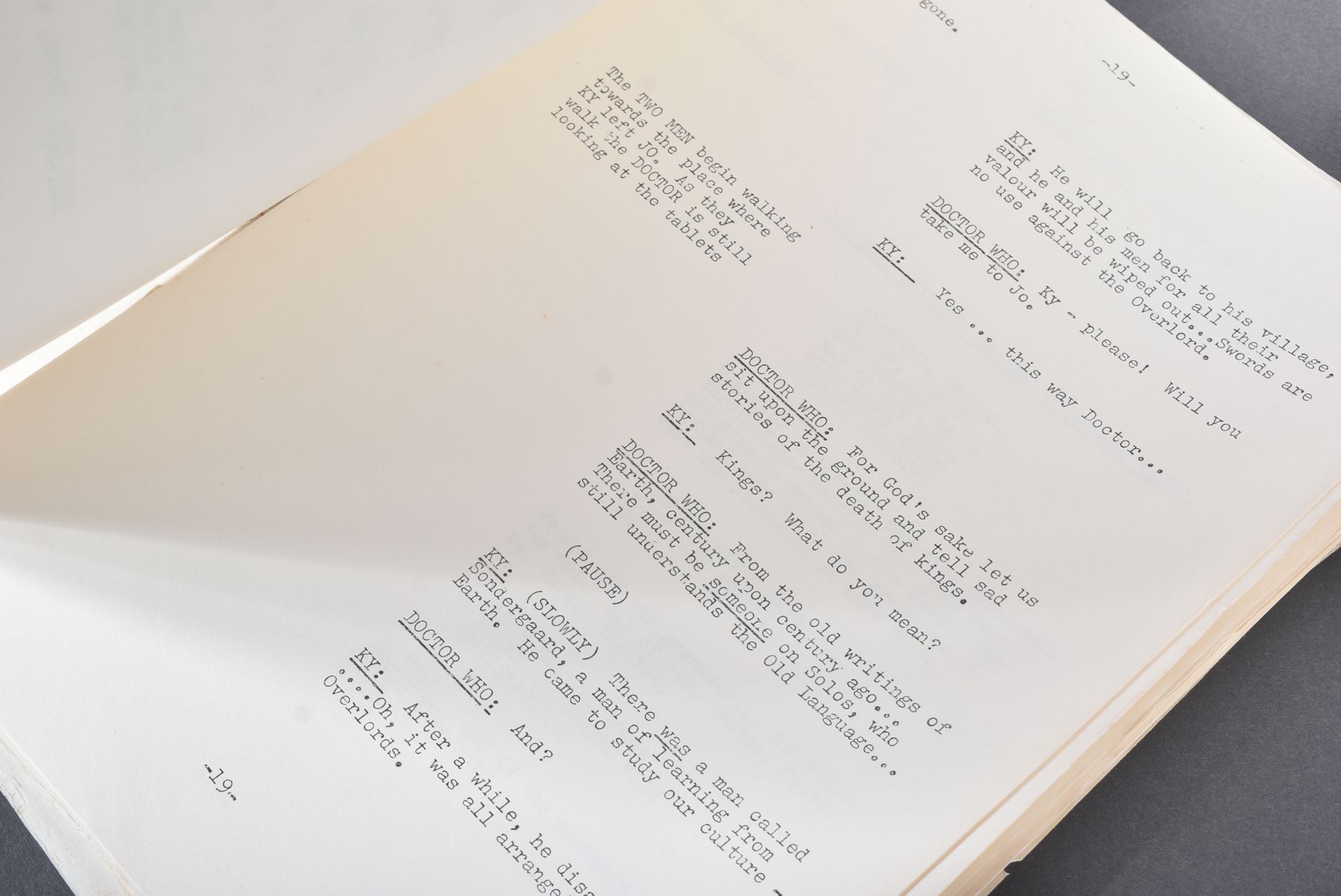 ESTATE OF BOB BAKER - DOCTOR WHO - BAKER'S PERSONAL SCRIPT - Bild 4 aus 5