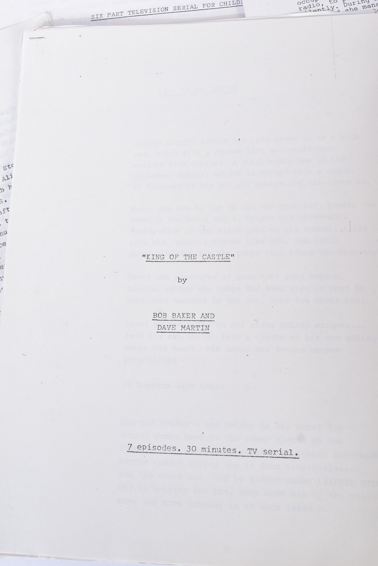 ESTATE OF BOB BAKER - VARIOUS PROJECTS - SCRIPTS & DOCUMENTS - Image 3 of 6