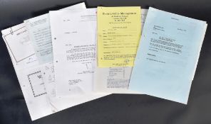 ESTATE OF BOB BAKER - DOCTOR WHO - ORIGINAL CONTRACTS