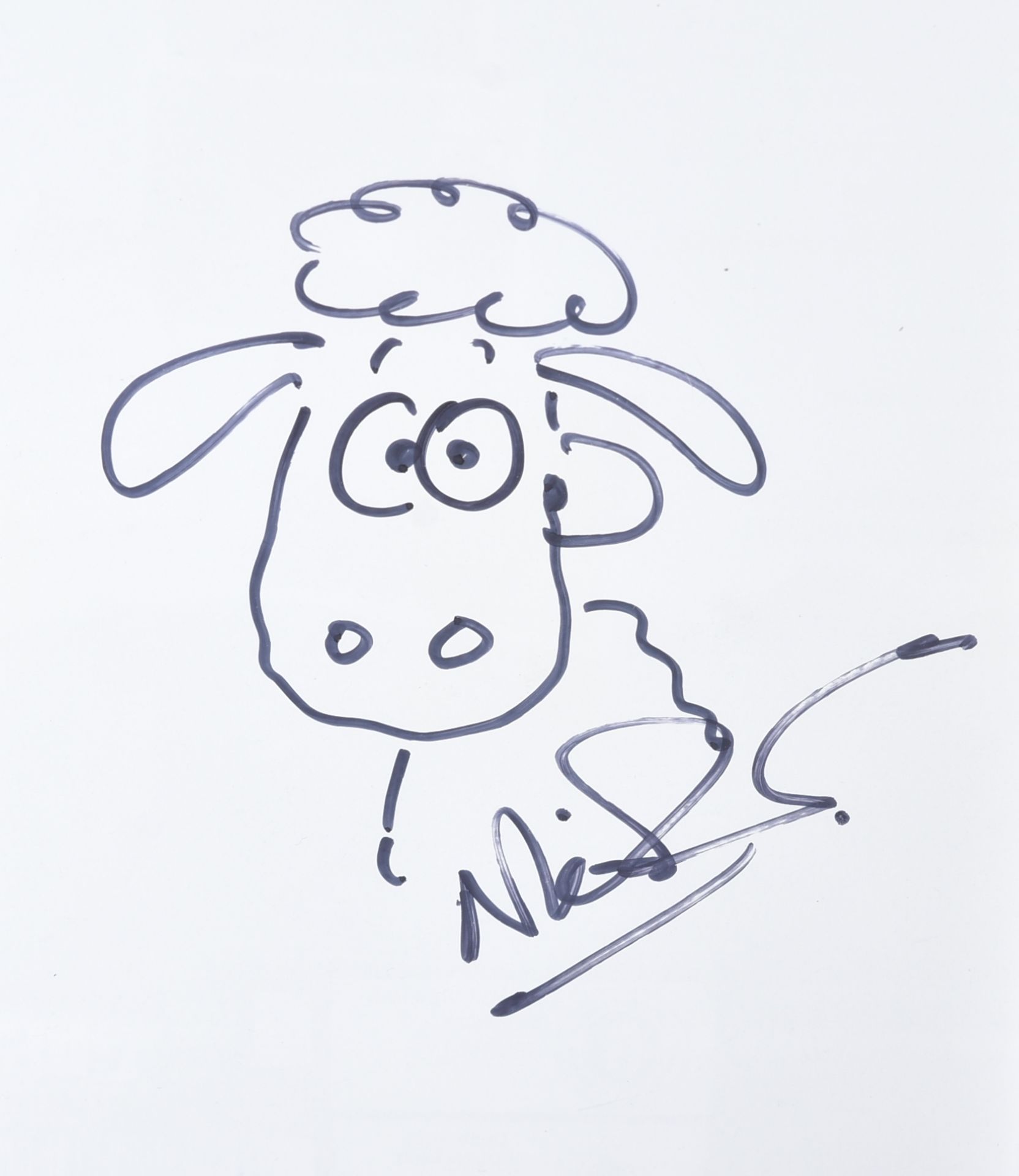 WALLACE & GROMIT - SHAUN THE SHEEP - NICK PARK SKETCH - Bild 2 aus 3