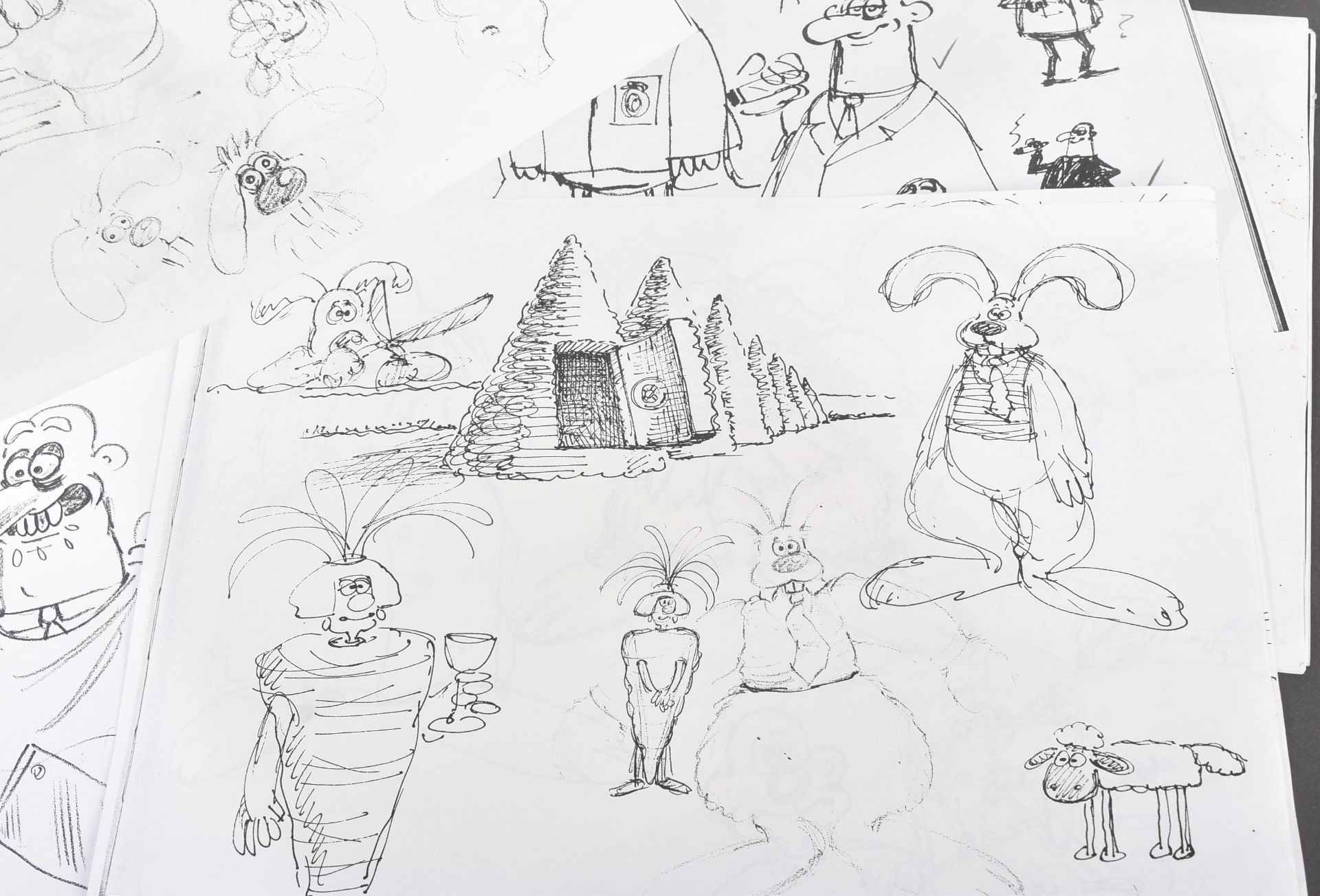 ESTATE OF BOB BAKER - WALLACE & GROMIT - PRODUCTION CONCEPT ART - Image 5 of 8