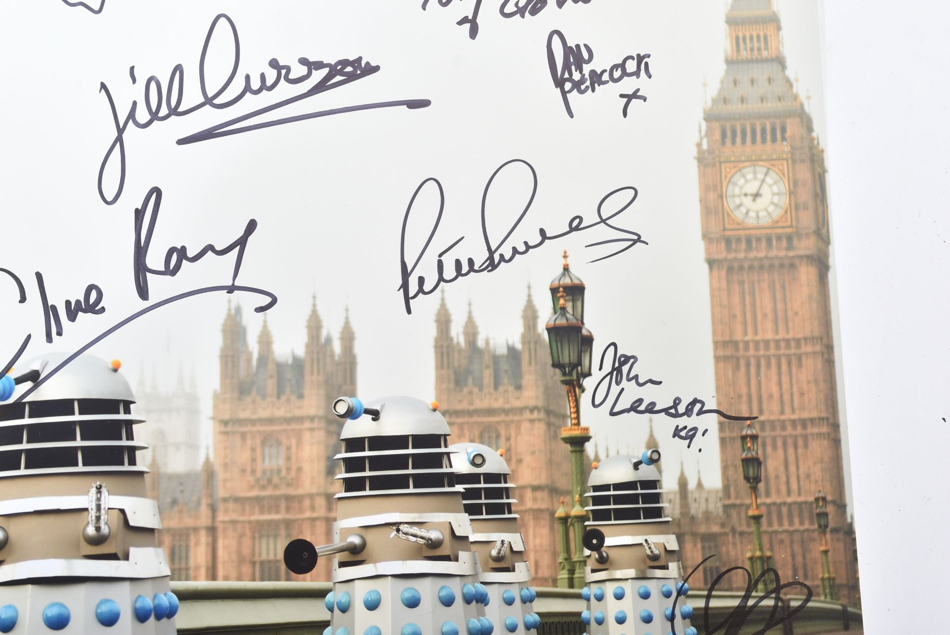 DOCTOR WHO - LARGE MULTI-SIGNED 12X14" COLOUR PHOTOGRAPH - Image 3 of 3