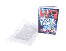 ESTATE OF BOB BAKER - AUTOBIOGRAPHY - DRAFT & BOOK