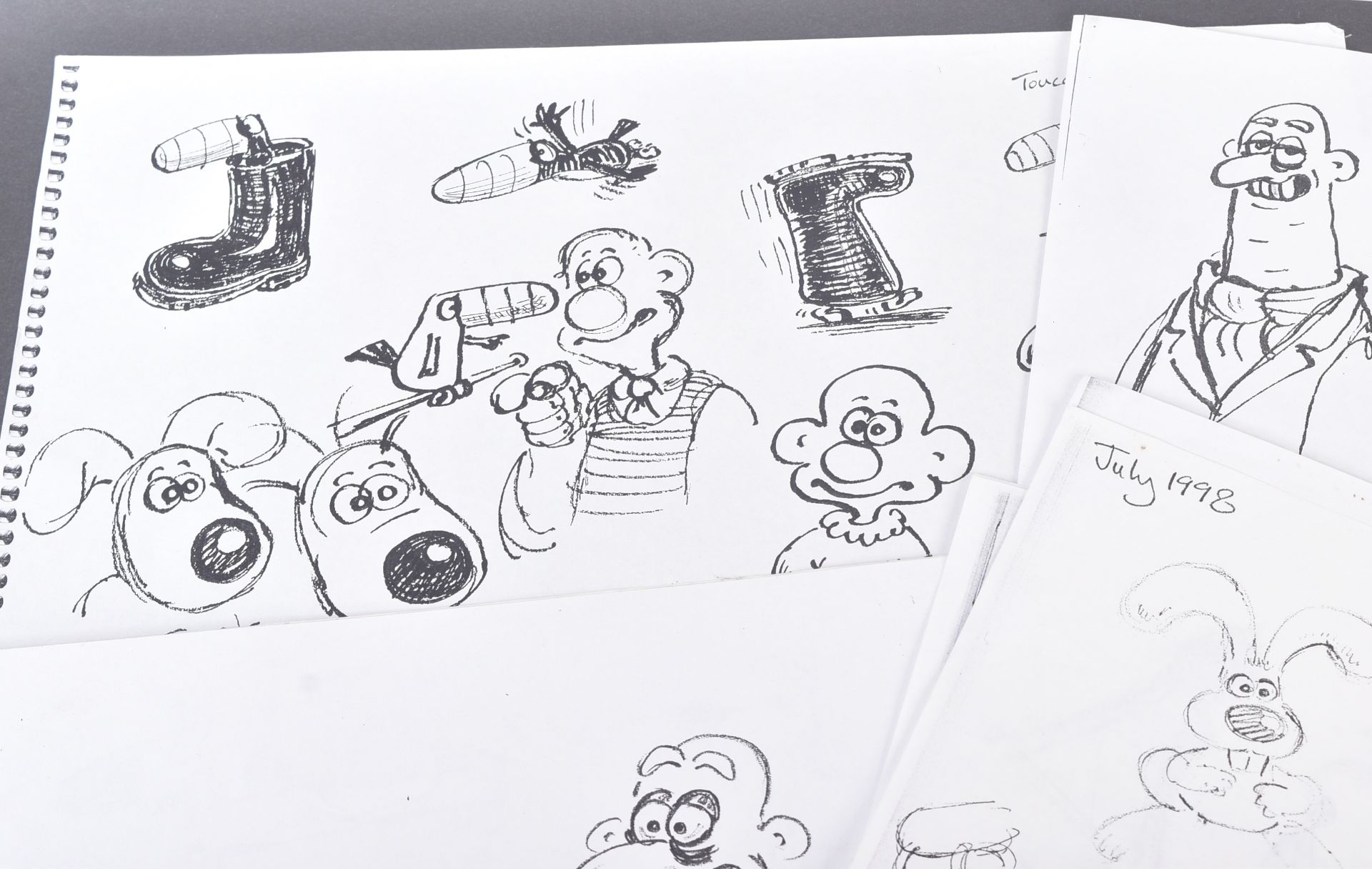 ESTATE OF BOB BAKER - WALLACE & GROMIT - PRODUCTION CONCEPT ART - Image 2 of 8