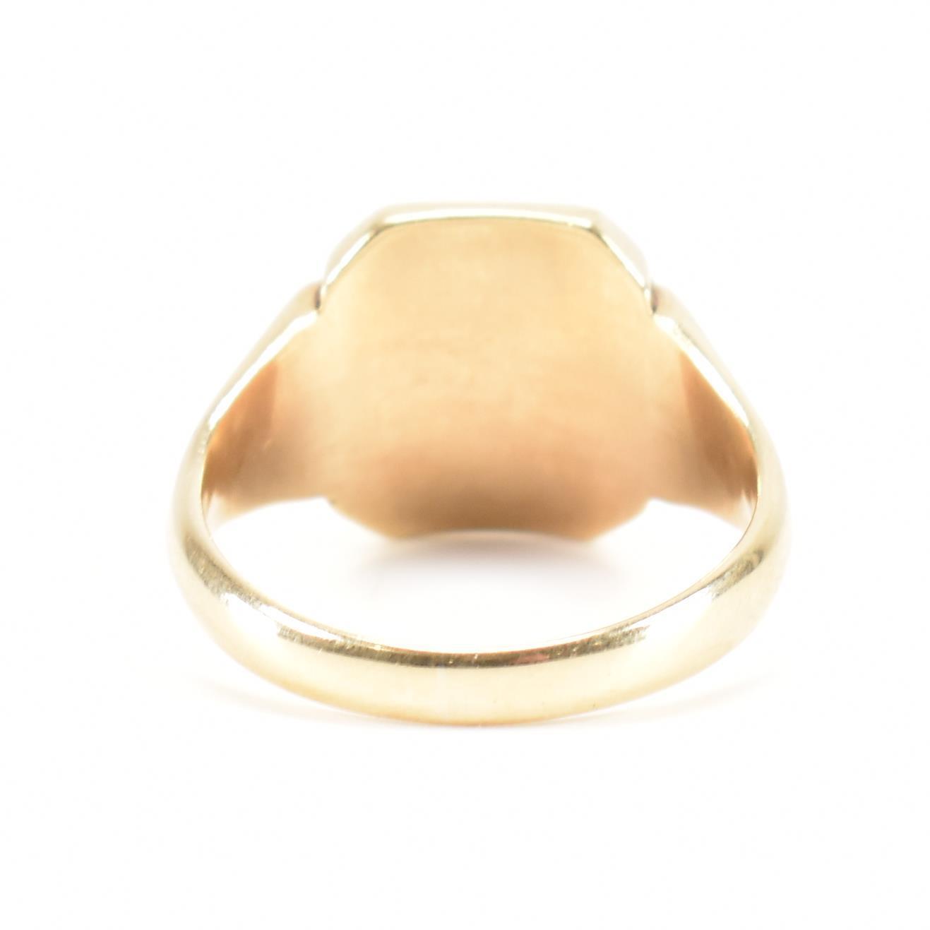 HALLMARKED 9CT GOLD SIGNET RING - Image 4 of 9