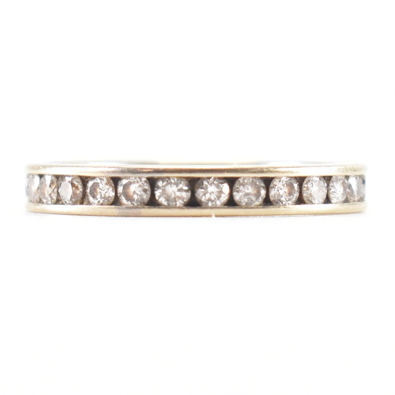 HALLMARKED 18CT GOLD & 1CT DIAMOND ETERNITY RING - Image 3 of 7