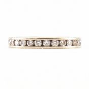 HALLMARKED 18CT GOLD & 1CT DIAMOND ETERNITY RING