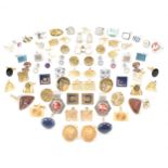 COLLECTION OF ASSORTED COSTUME JEWELLERY CUFFLINKS