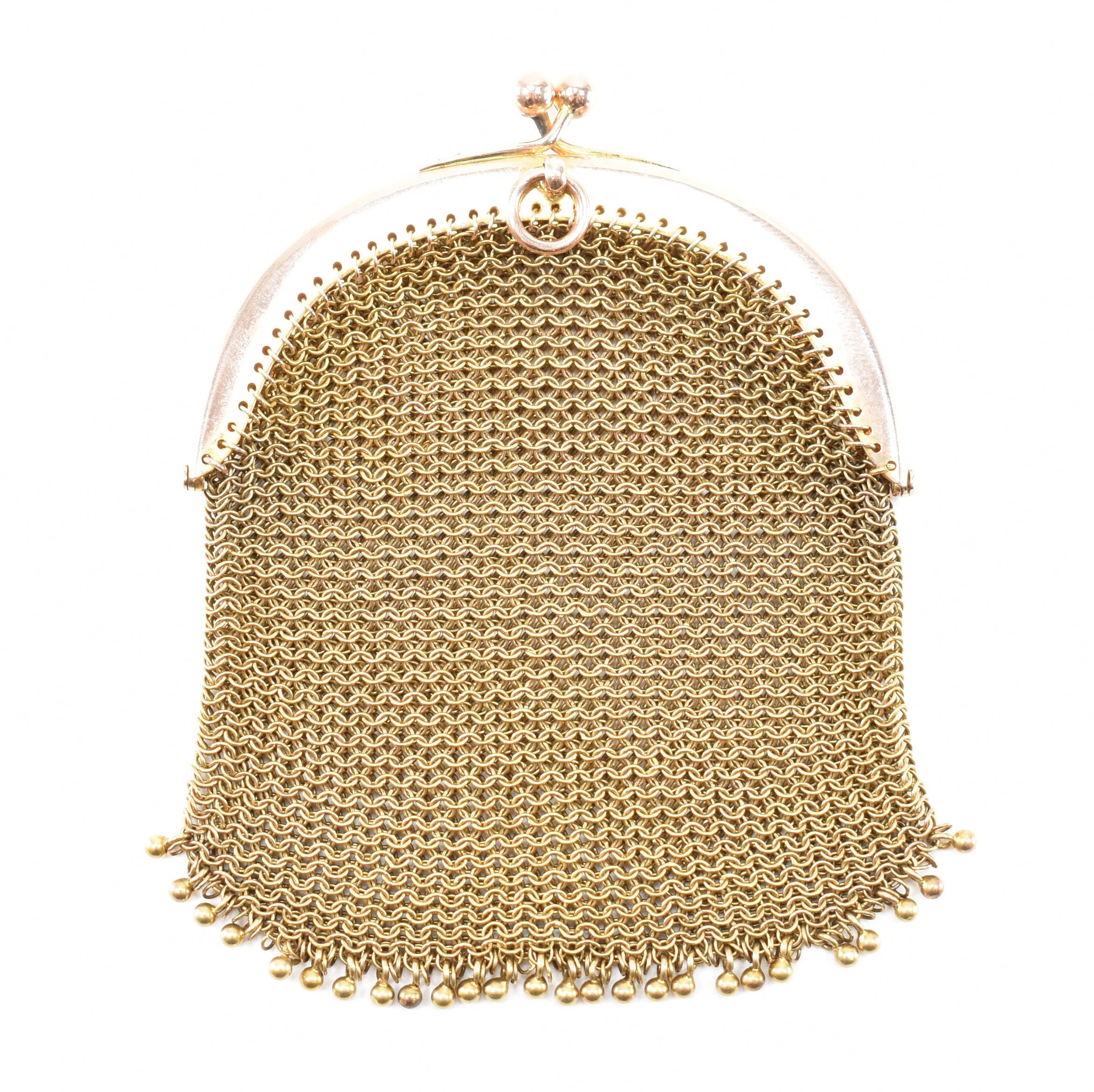 VINTAGE GOLD SOVEREIGN MESH PURSE