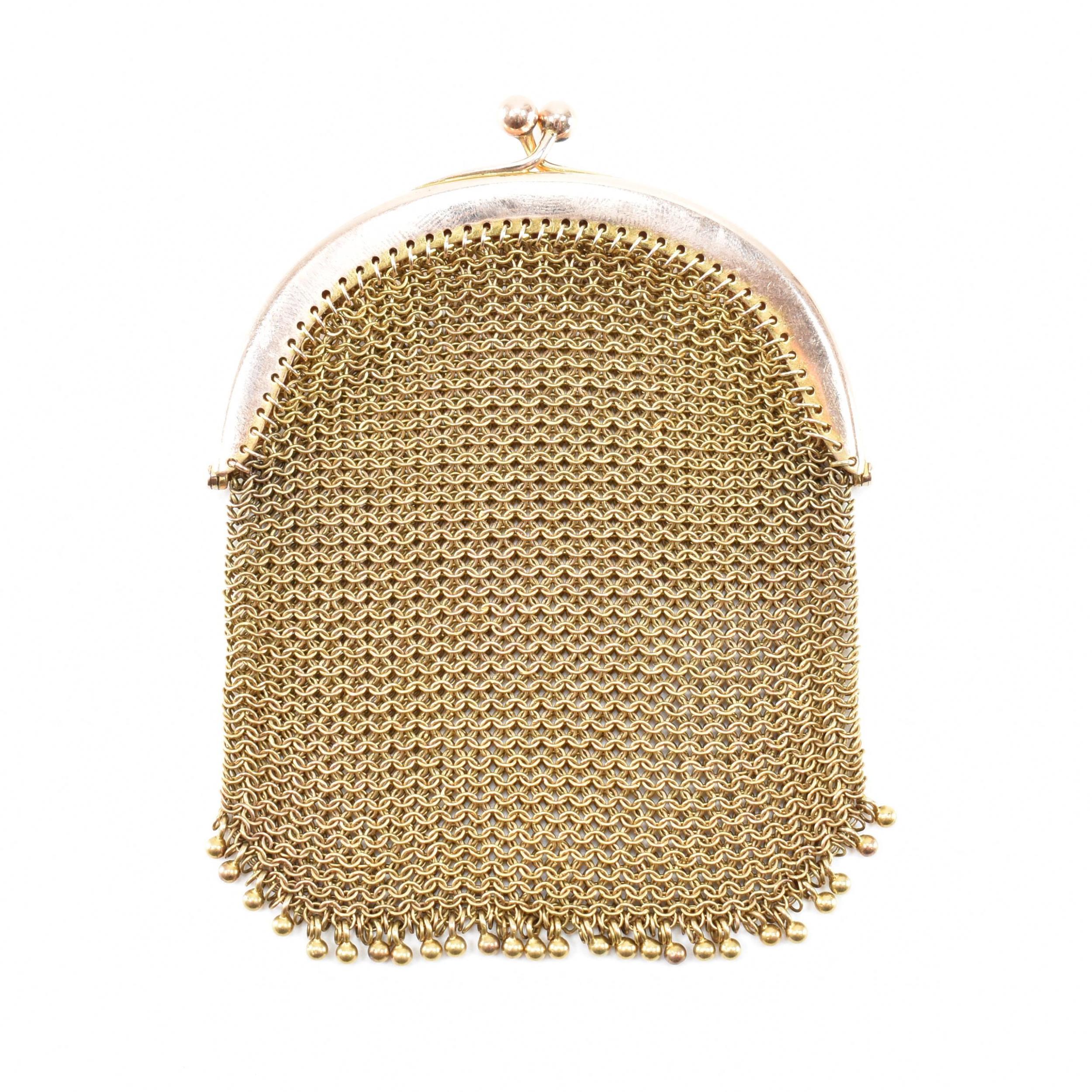 VINTAGE GOLD SOVEREIGN MESH PURSE - Image 3 of 6