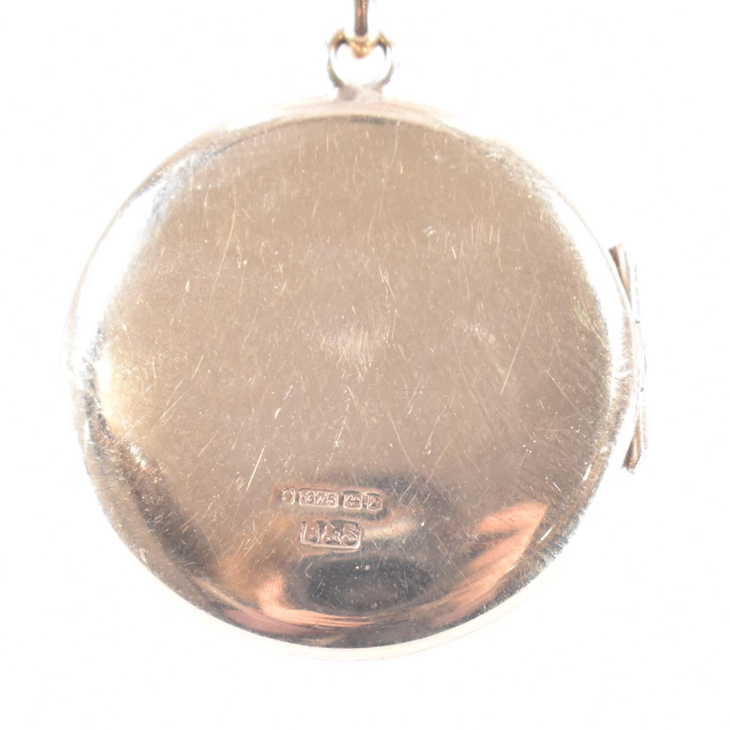 VINTAGE HALLMARKED 9CT GOLD LOCKET NECKLACE - Image 4 of 6