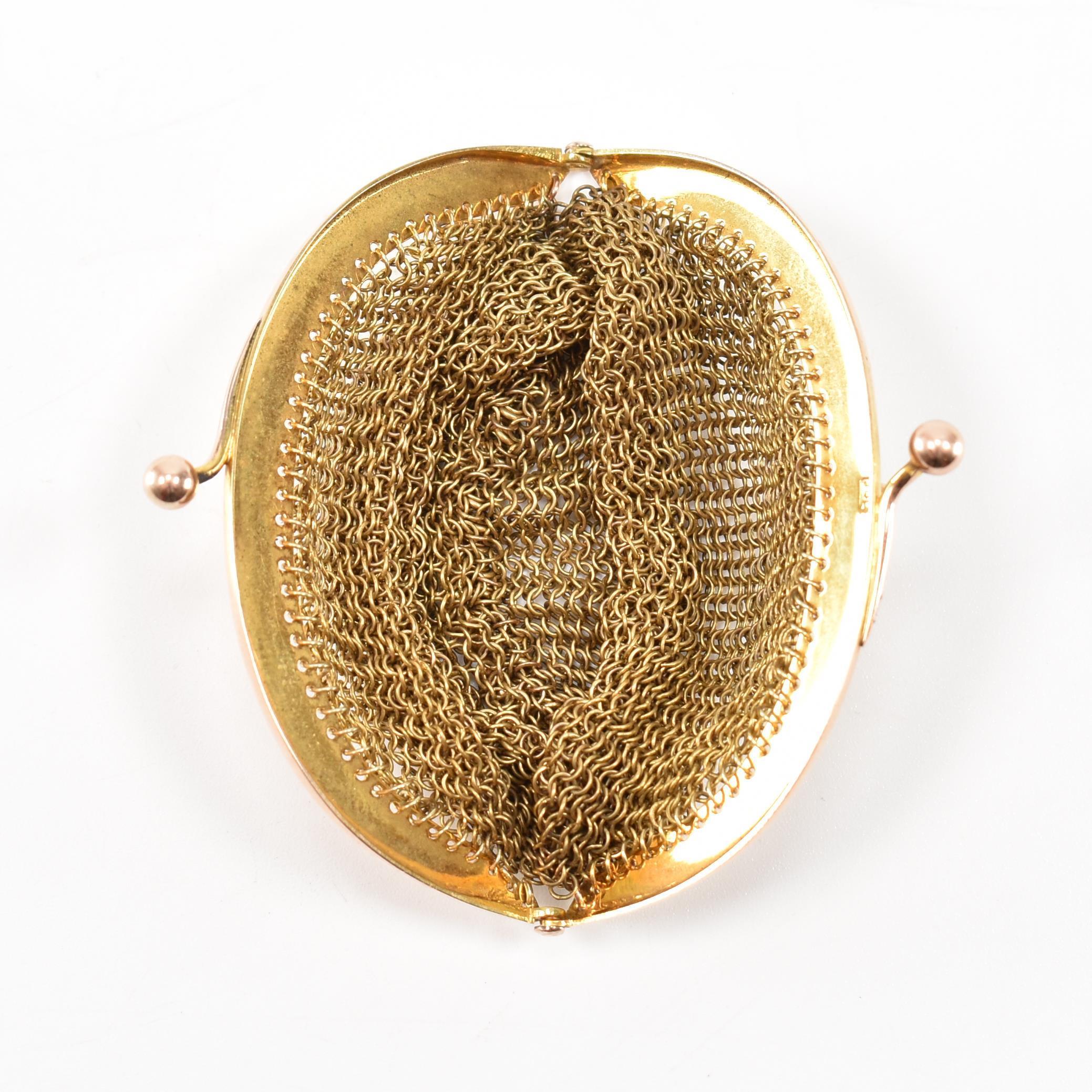 VINTAGE GOLD SOVEREIGN MESH PURSE - Image 4 of 6