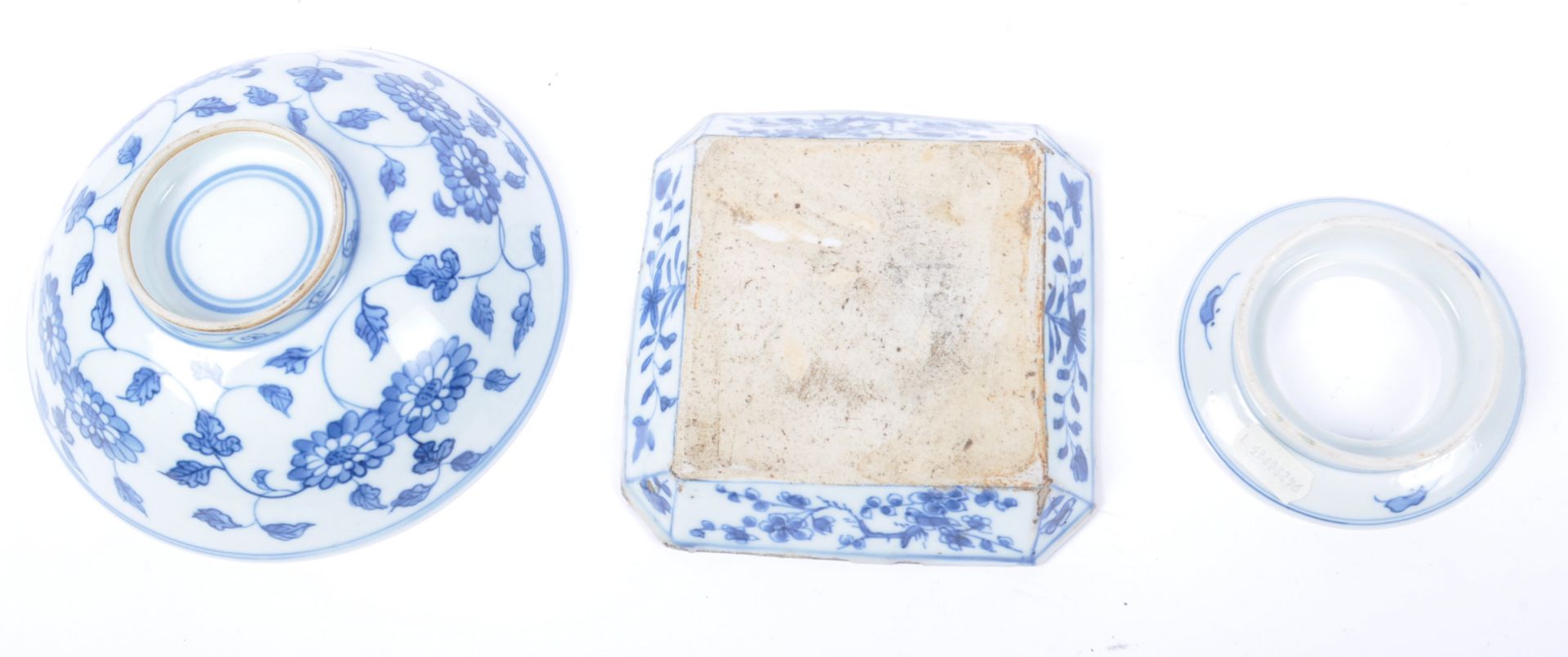 COLLECTION OF 19TH CENTURY CHINESE BLUE & WHITE KANGXI CERAMICS - Image 5 of 5