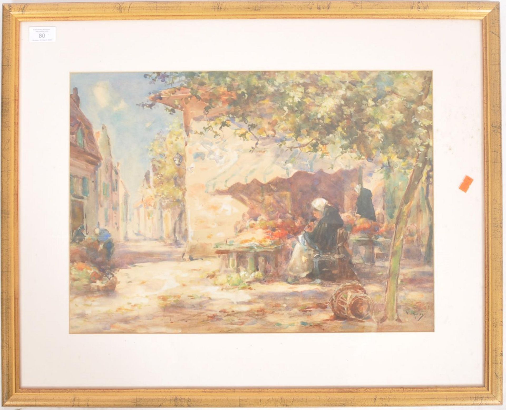 T. W. MORLEY - LATE 19TH CENTURY ORIGINAL SIGNED WATERCOLOUR