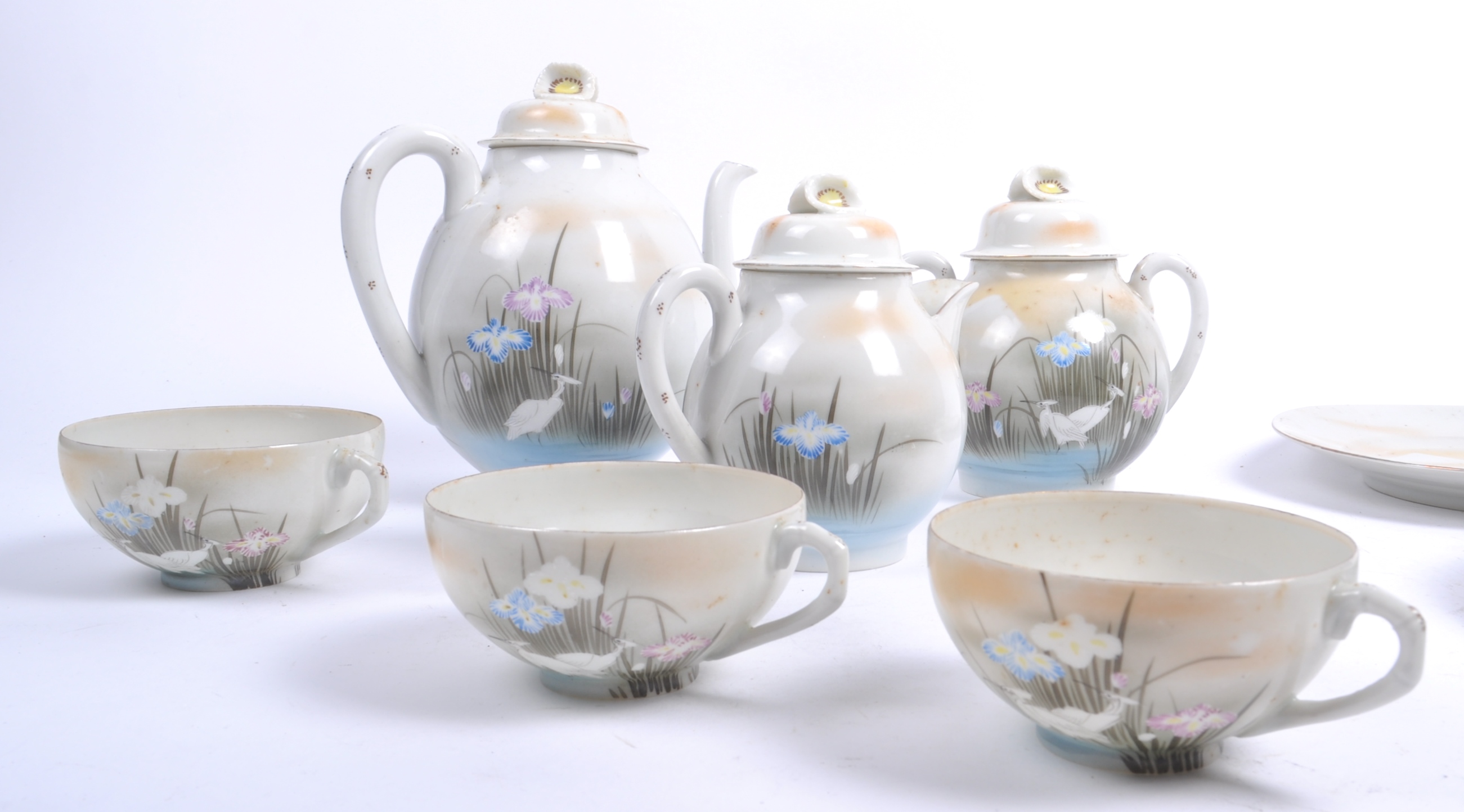 EARLY 20TH CENTURY JAPANESE PORCELAIN PART TEA SERVICE - Image 5 of 5