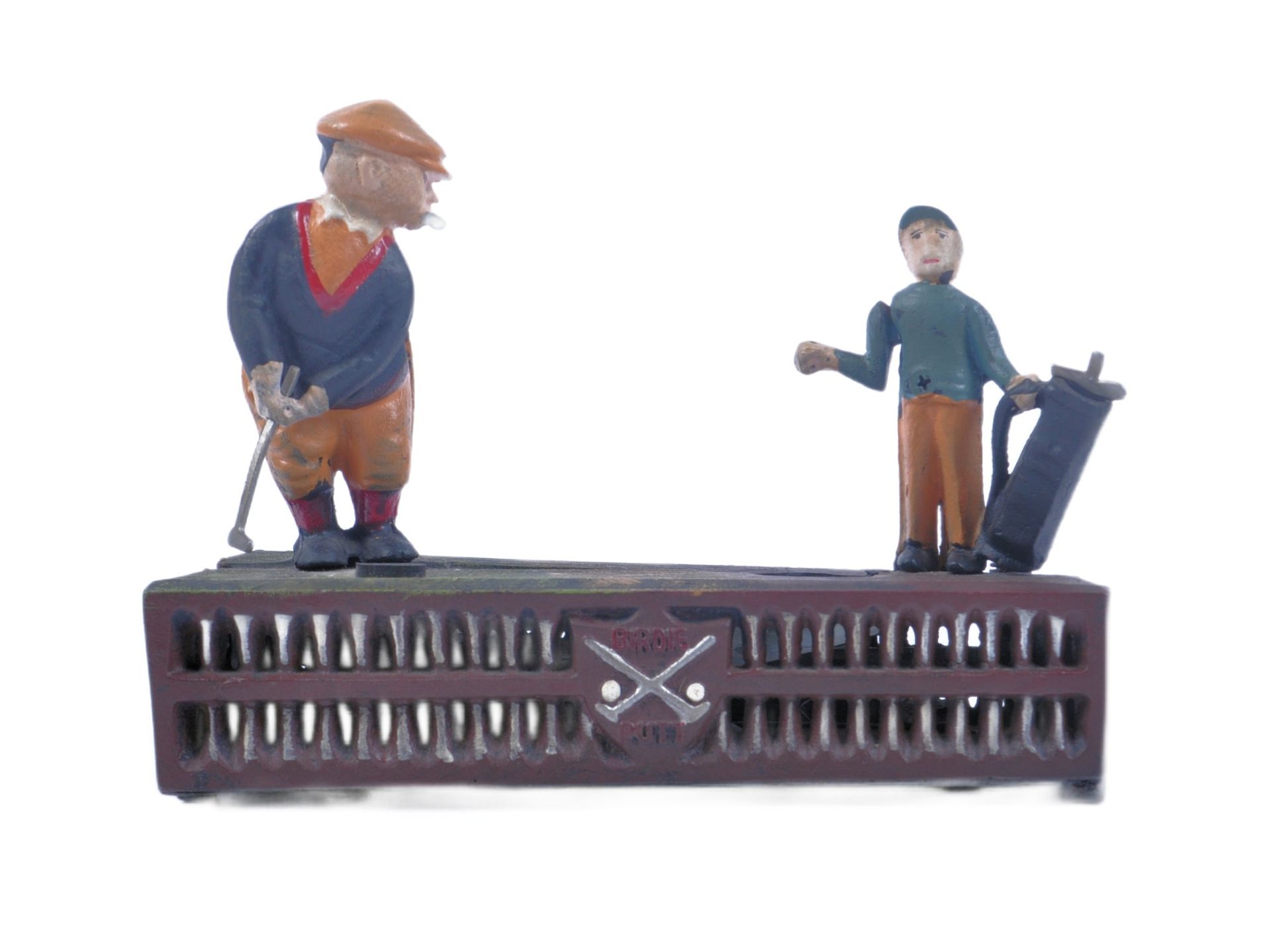 BIRDIE PUT CAST IRON REPRODUCTION GOLF THEMED MONEY BOX - Image 2 of 8