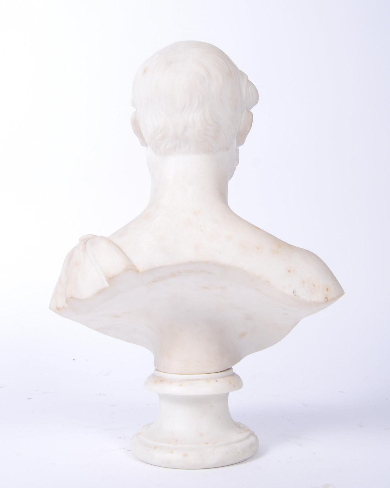 EARLY 20TH CENTURY PORCELAIN BISCUIT GLAZE ROMAN FIGURE - Image 5 of 7