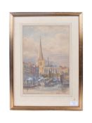 W W HODGES - 1880 - ORIGINAL SIGNED WATERCOLOUR PAINTING