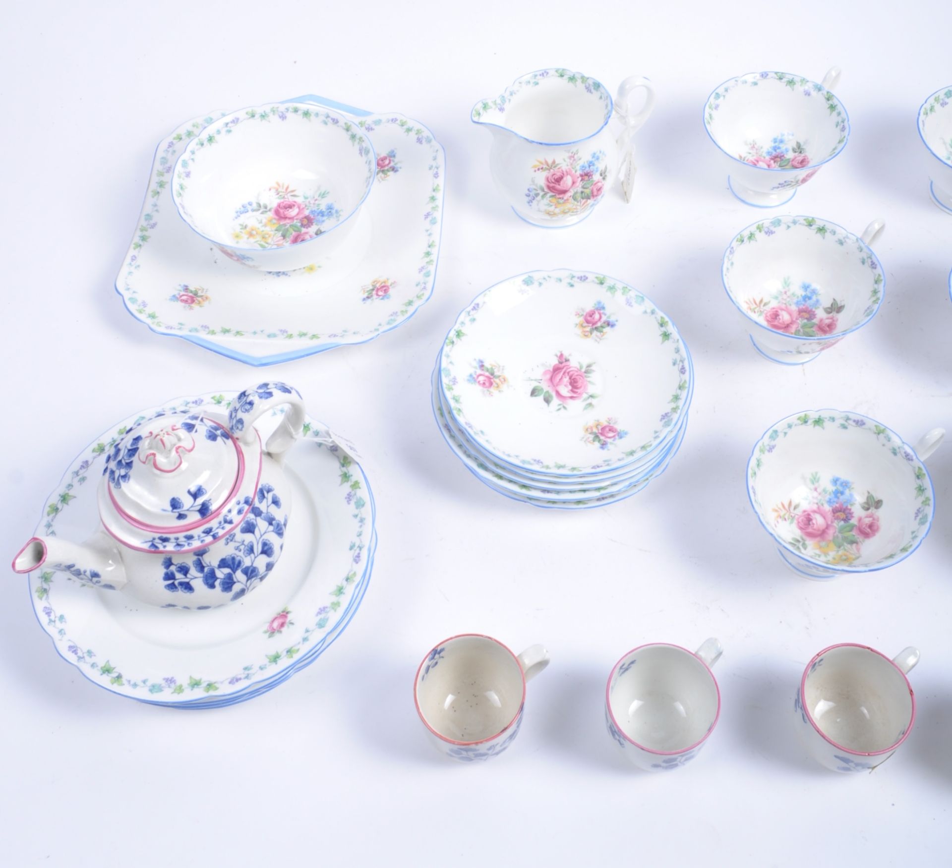 SHELLEY FINE BONE CHINA RD NO 771299 PART TEA SERVICE - Image 3 of 6