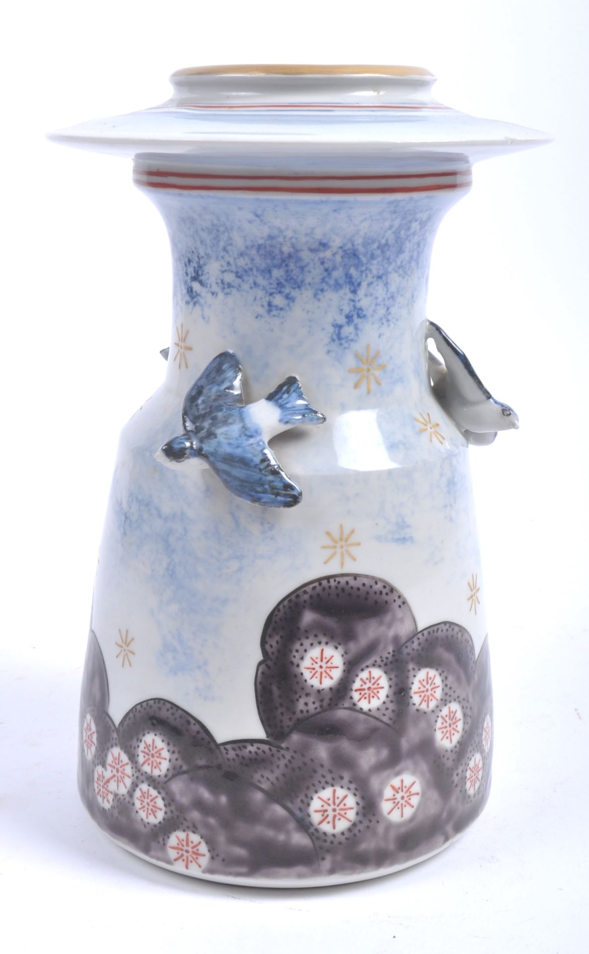 EARLY 20TH CENTURY STUDIO ART POTTERY ASIATIC VASE - Image 2 of 4