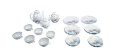 EARLY 20TH CENTURY JAPANESE PORCELAIN PART TEA SERVICE