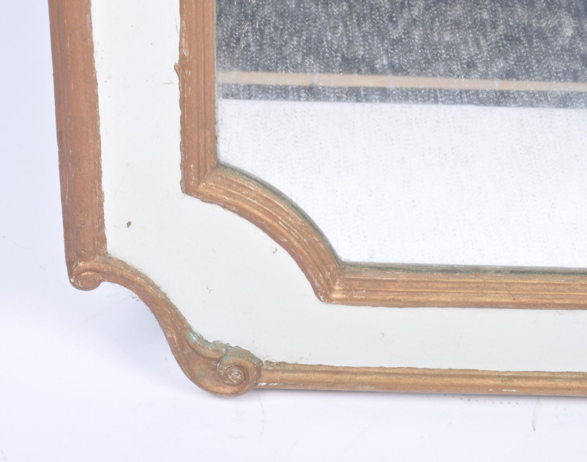 EARLY 20TH CENTURY FRENCH STYLE WALL HANGING MIRROR - Image 5 of 5