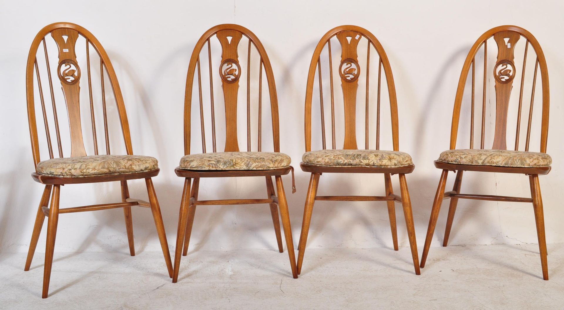 RETRO VINTAGE EROCL DINING TABLE & FOUR MATCHING CHAIRS - Bild 5 aus 6