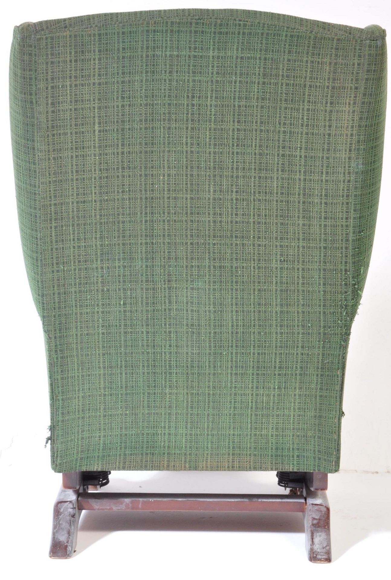 RETRO VINTAGE MID 20TH CENTURY WINGBACK ROCKING CHAIR - Image 3 of 4