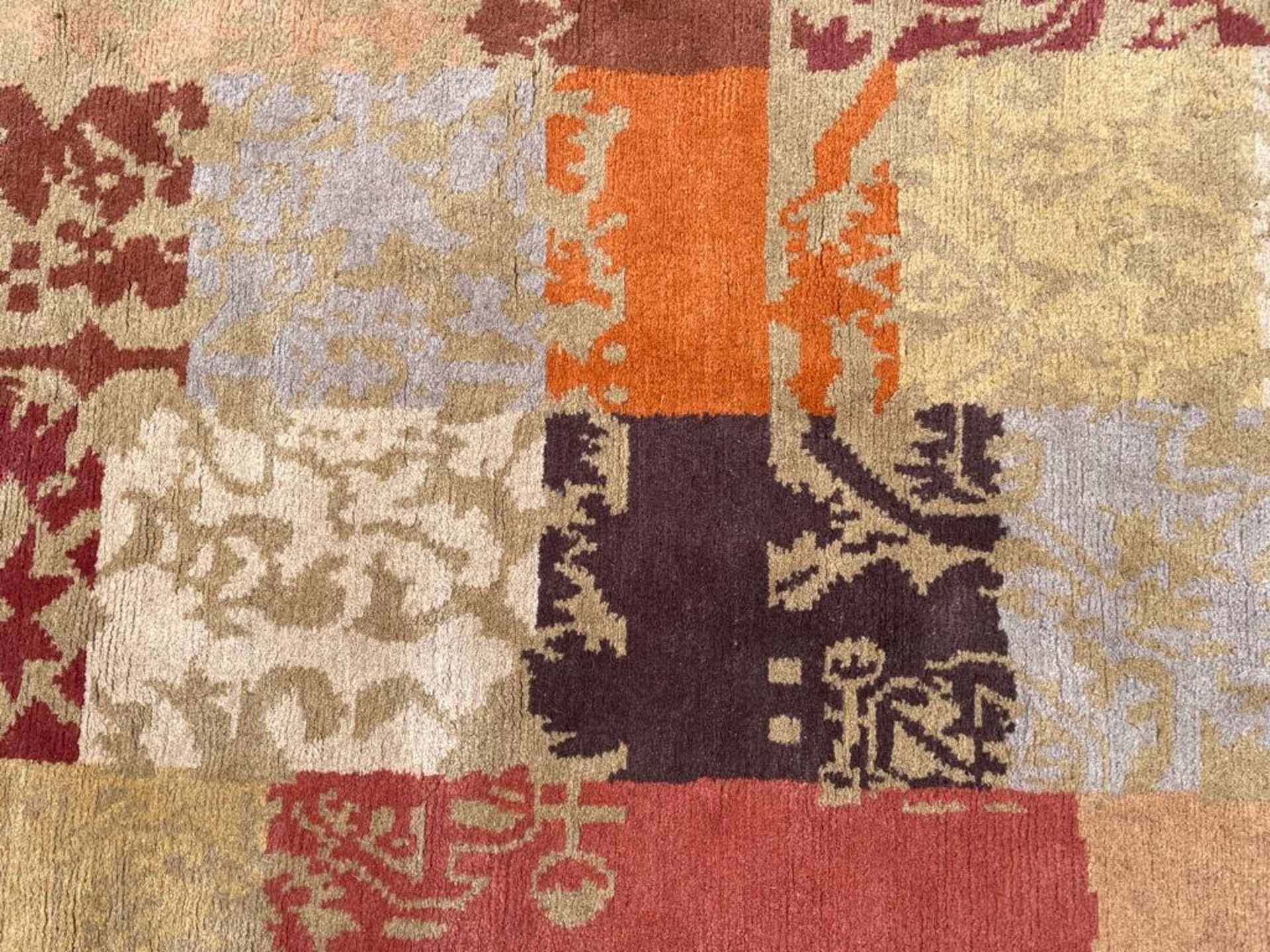 VINTAGE 20TH CENTURY DUTCH FLOOR CARPET RUG - Image 2 of 4