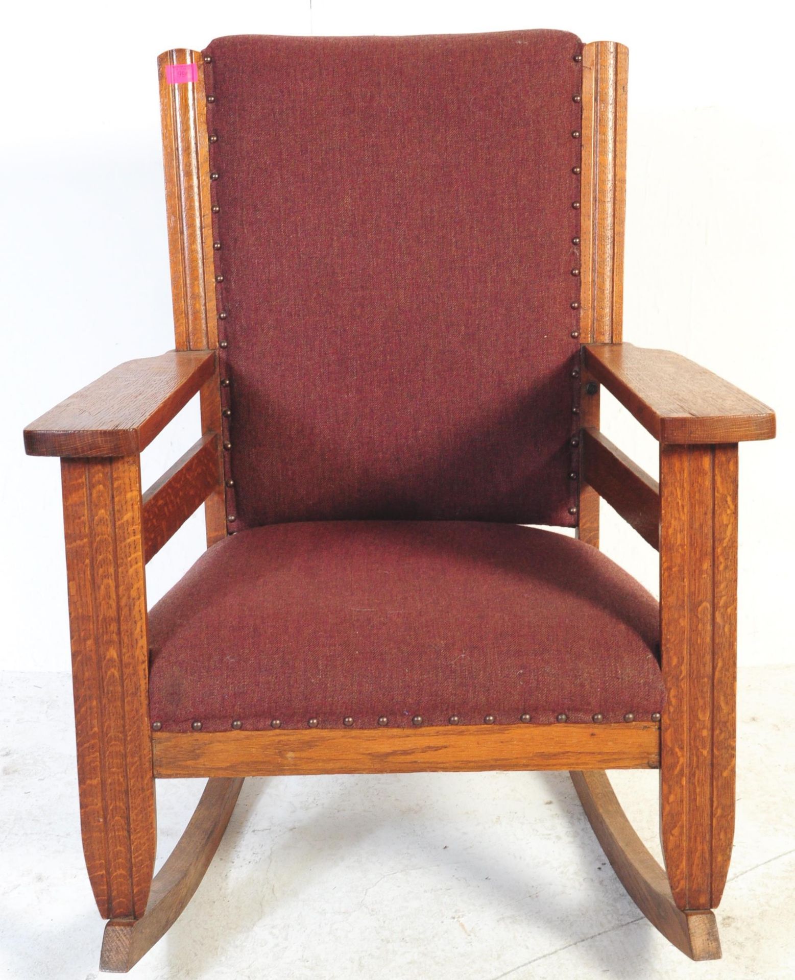 1920S ARTS & CRAFTS SOLID OAK ARMCHAIR - MANNER OF HEALS - Bild 3 aus 5