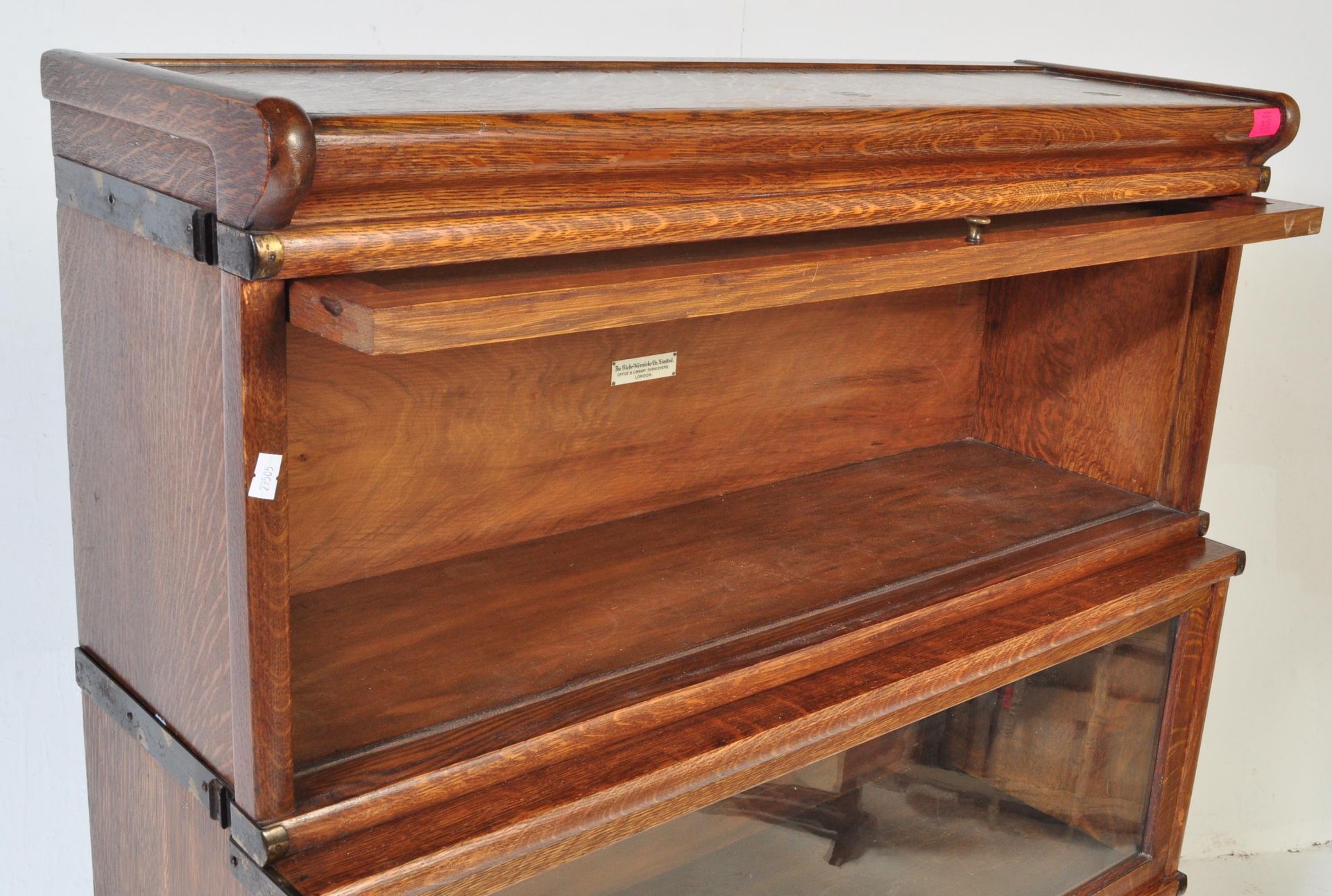 GLOBE WERNICKE - EARLY 20TH CENTURY LAWYERS BOOKCASE - Image 4 of 8