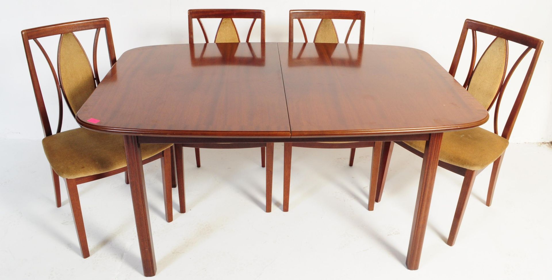 20TH CENTURY RETRO DINING ROOM SUITE - TABLE & 4 CHAIRS - Bild 2 aus 6