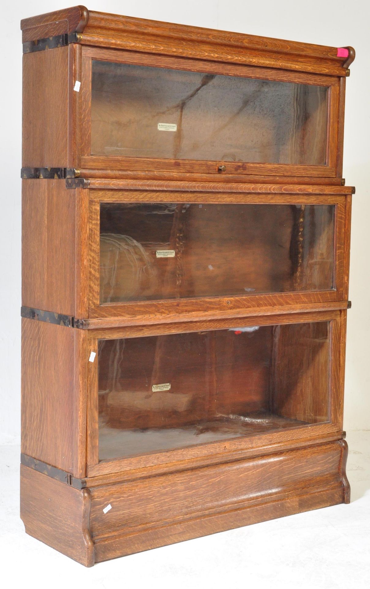 GLOBE WERNICKE - EARLY 20TH CENTURY LAWYERS BOOKCASE - Image 3 of 8