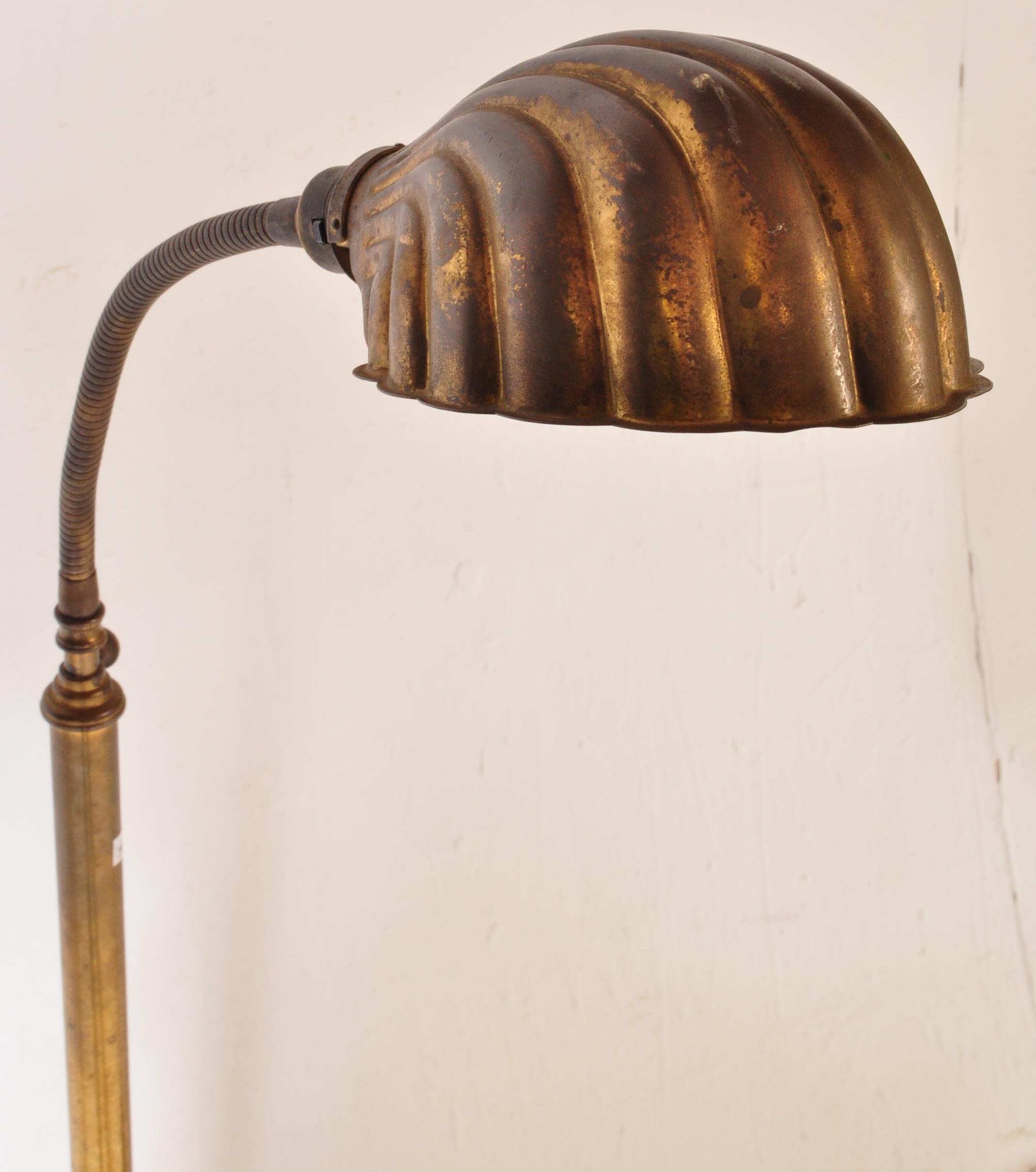 COLLECTION OF 20TH CENTURY BRASS STANDARD STANDING LAMPS - Image 3 of 5