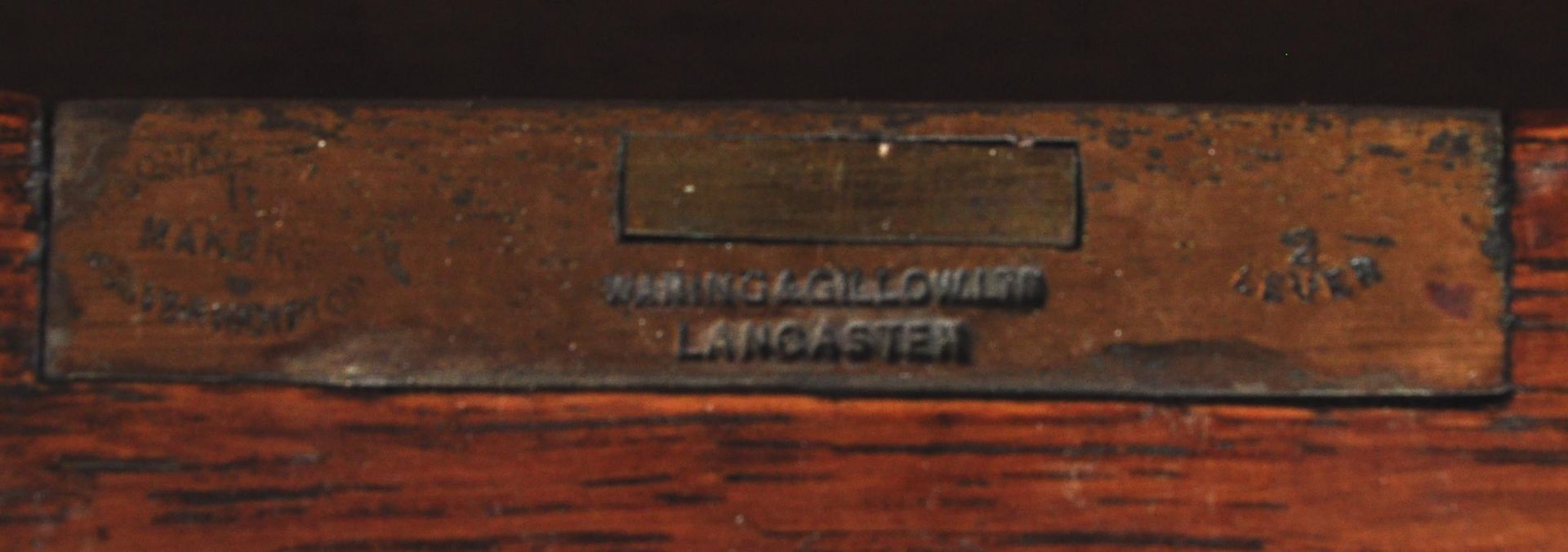 WARING & GILLOWS QUEEN ANNE REVIVAL WALNUT SIDEBOARD - Image 7 of 8