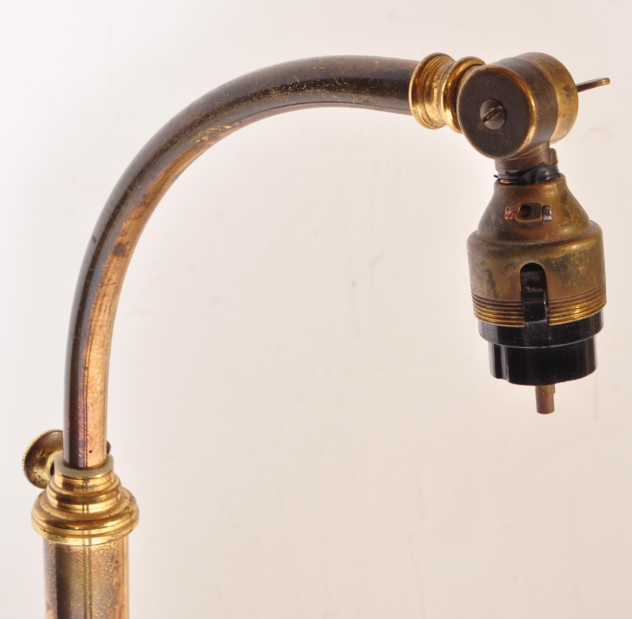 COLLECTION OF 20TH CENTURY BRASS STANDARD STANDING LAMPS - Image 4 of 5