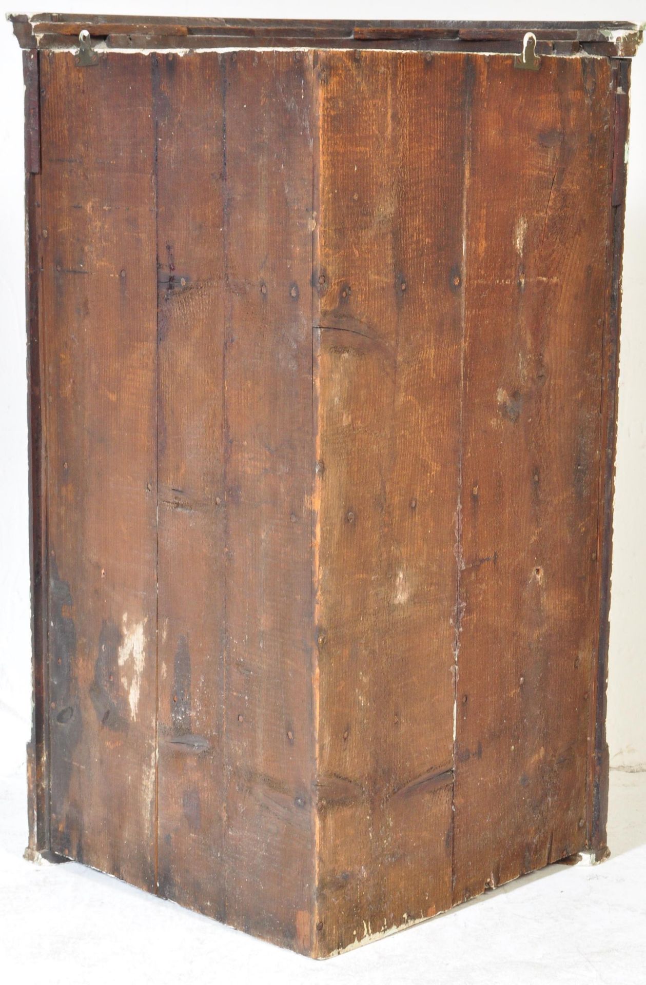 18TH CENTURY GEORGE IIII BOW FRONT OAK CORNER CABINET - Image 5 of 5