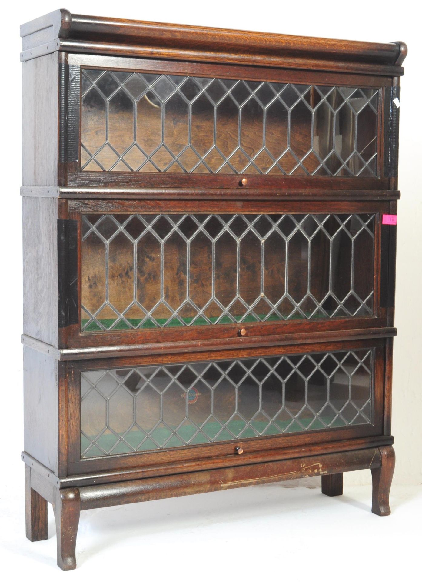 EARLY 20TH CENTURY EDWARDIAN GLOBE WERNICKE BOOKCASE