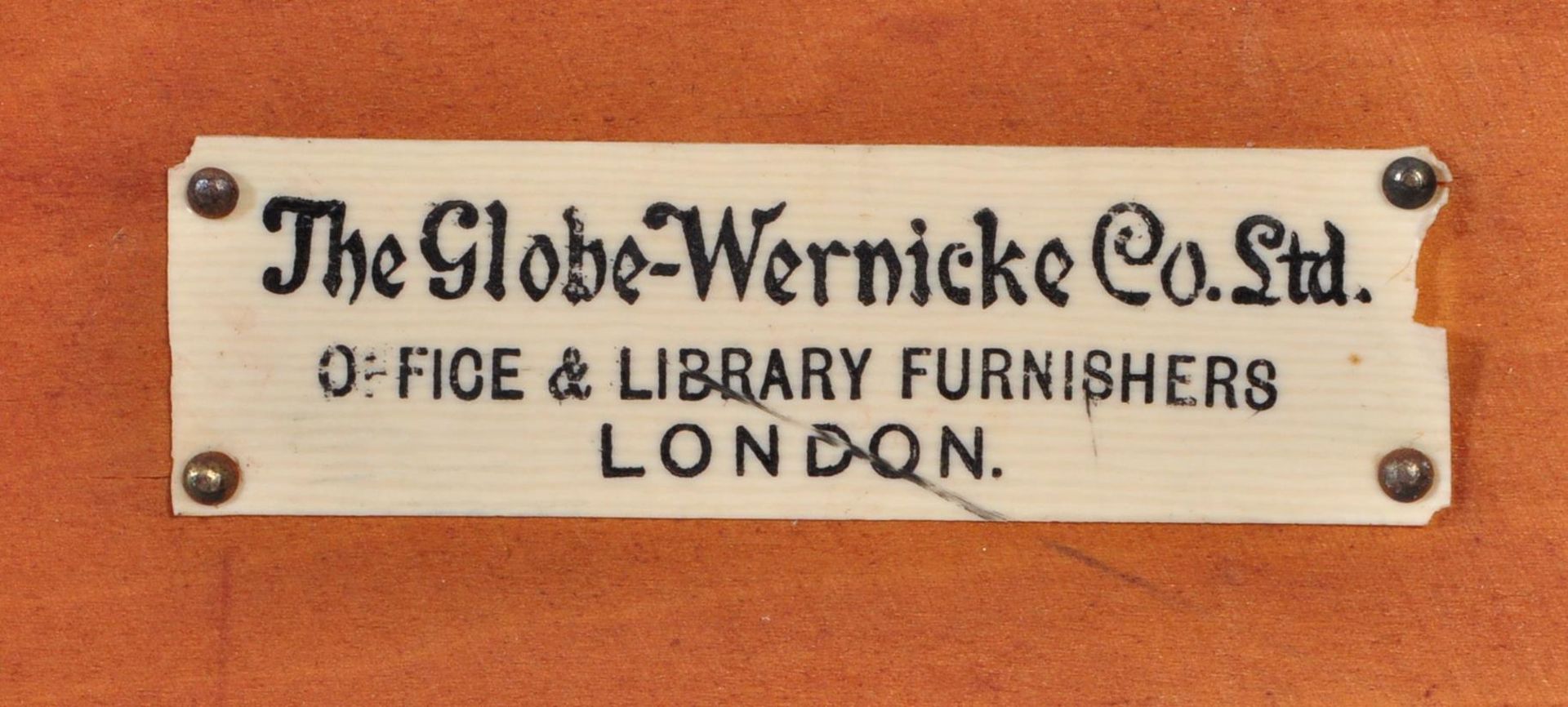 LATE 19TH CENTURY GLOBE WERNICKE MAHOGANY STACKING BOOKCASE - Image 4 of 6