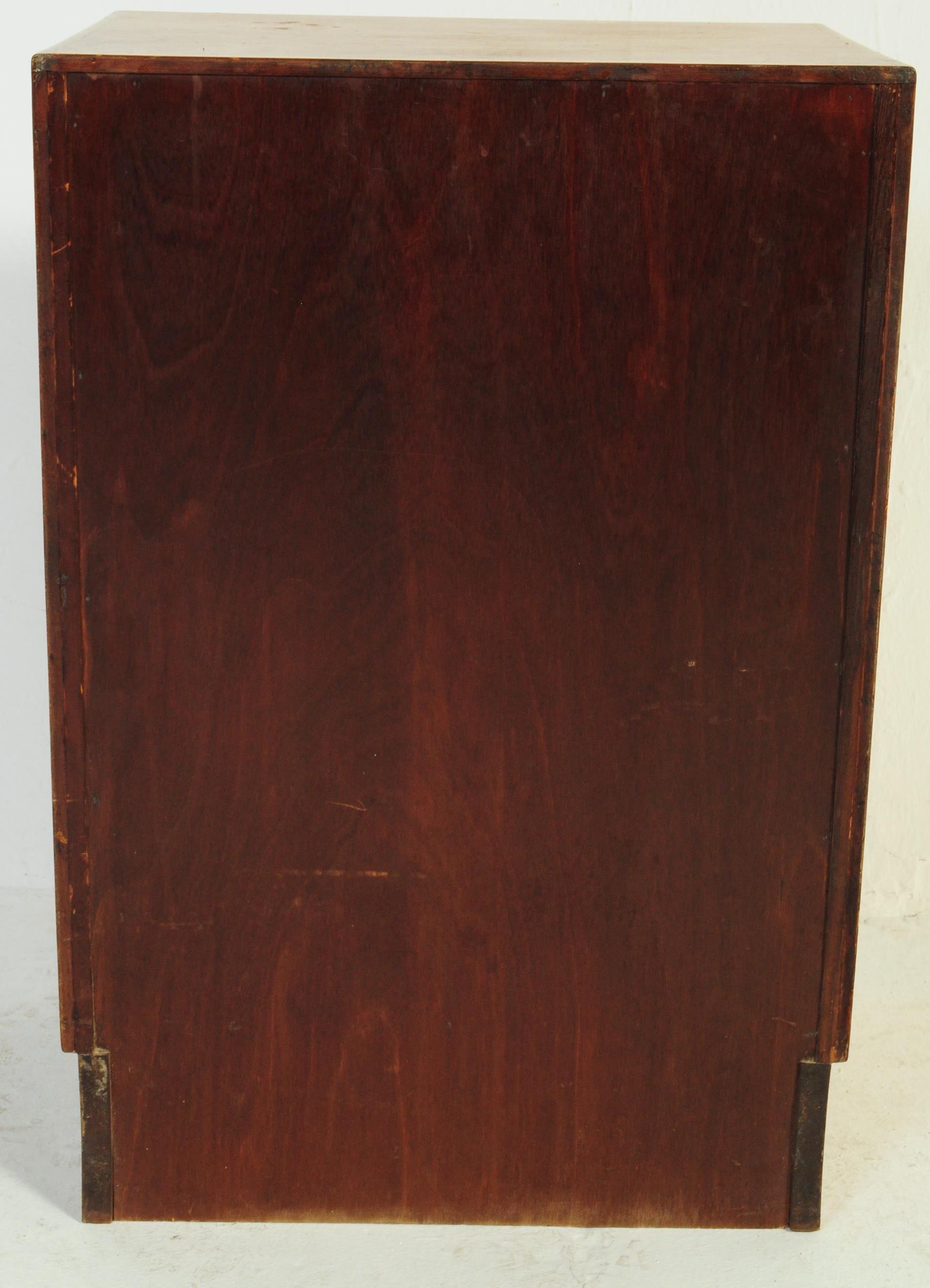 POST WAR ART DECO PAIR OF PEDESTAL BEDSIDE CABINETS - Image 4 of 4