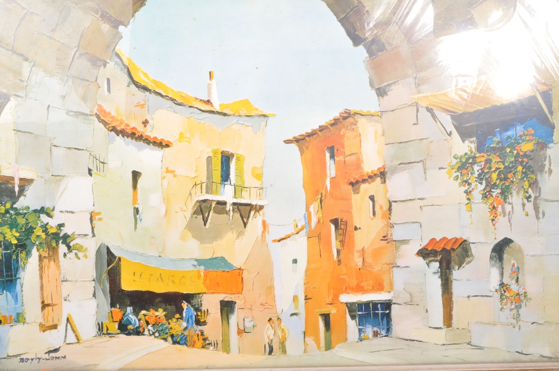 AFTER DOYLY JOHN - MID CENTURY ITALIAN STREET SCENE PRINT - Image 3 of 6