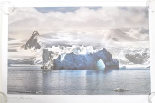 CONTEMPORARY STAMPED PRINT OF 'ANTARCTICA' BY STEVE MCCURRY