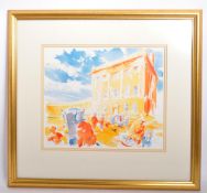 JAKE SUTTON (B.1947) - TIMELESS QUALITY ON BUILDING SIGNED PRINT