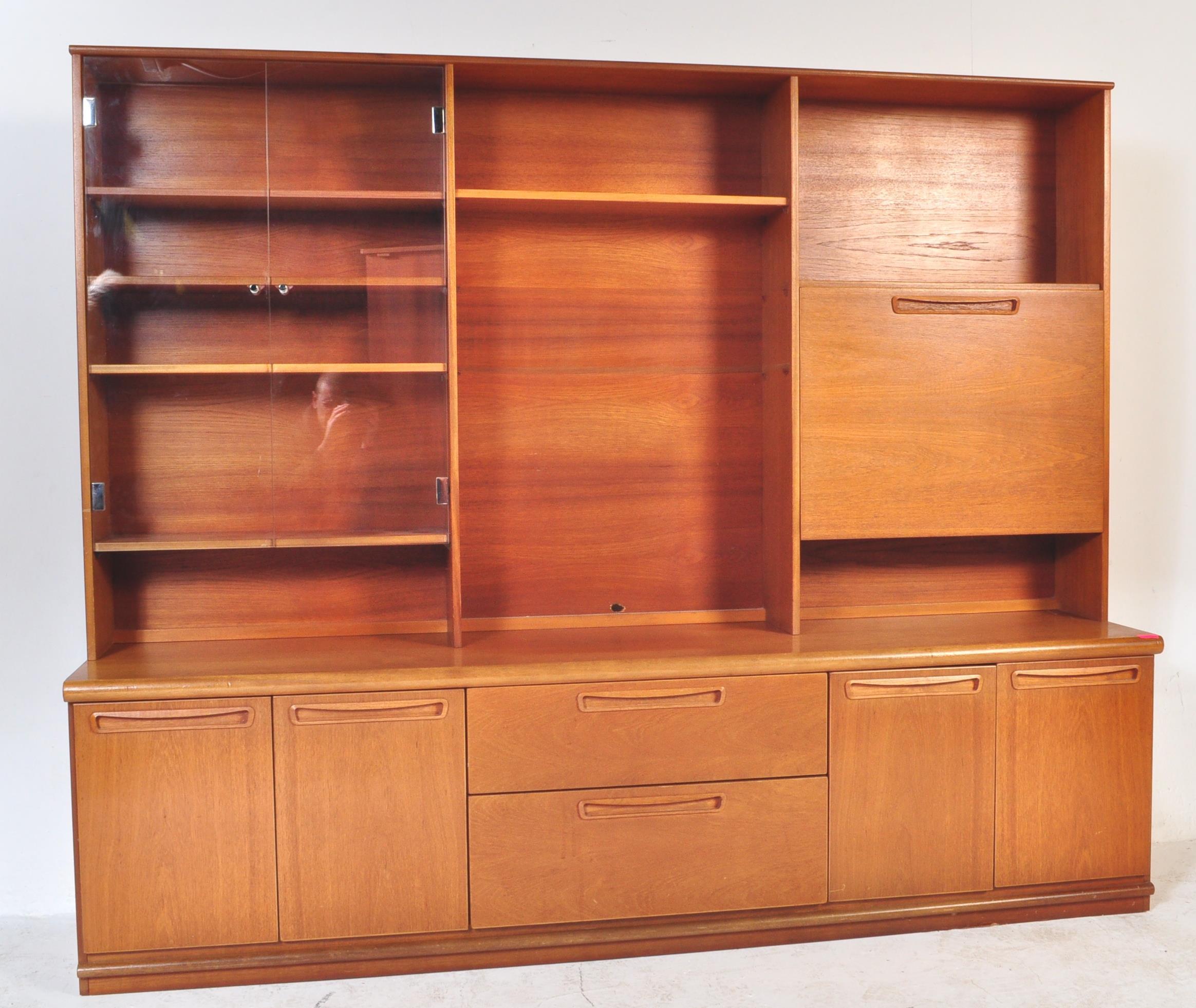 MID CENTURY G-PLAN TEAK HIGHBOARD WALL UNIT