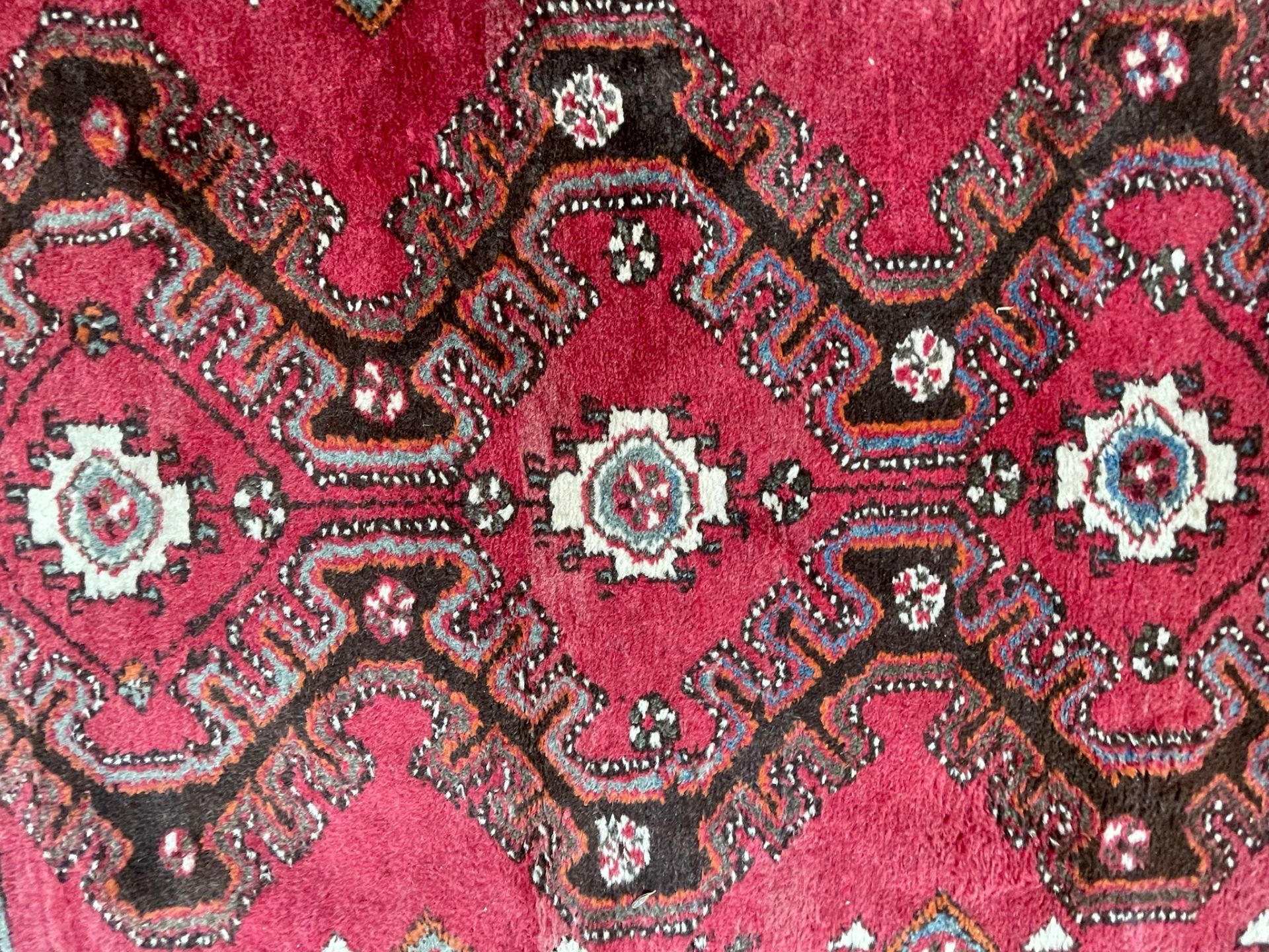 EARLY 20TH CENTURY MALAYER PERSIAN ISLAMIC CARPET FLOOR RUG - Bild 2 aus 4