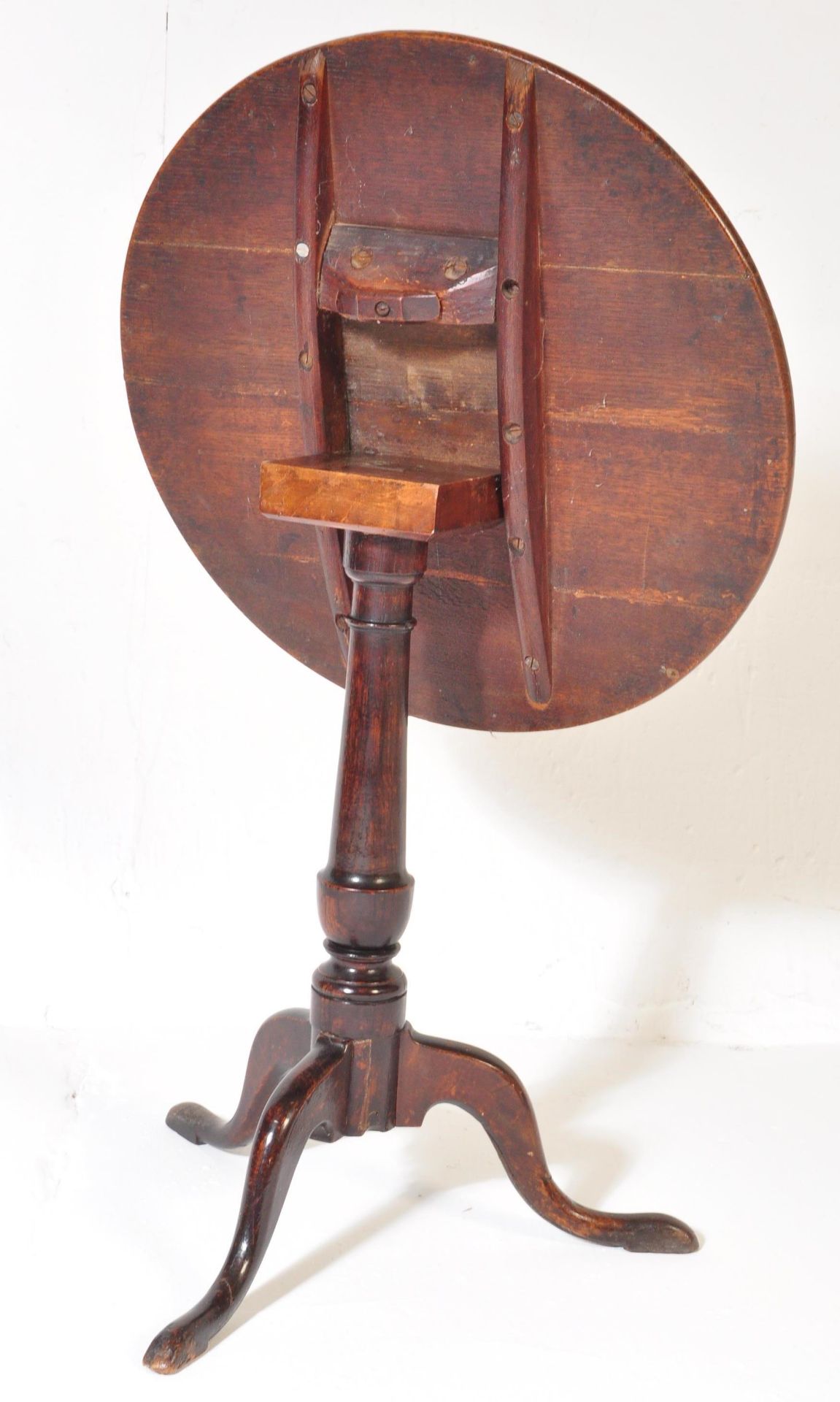 19TH CENTURY MAHOGANY TILT TOP TRIPOD TABLE - Image 4 of 5