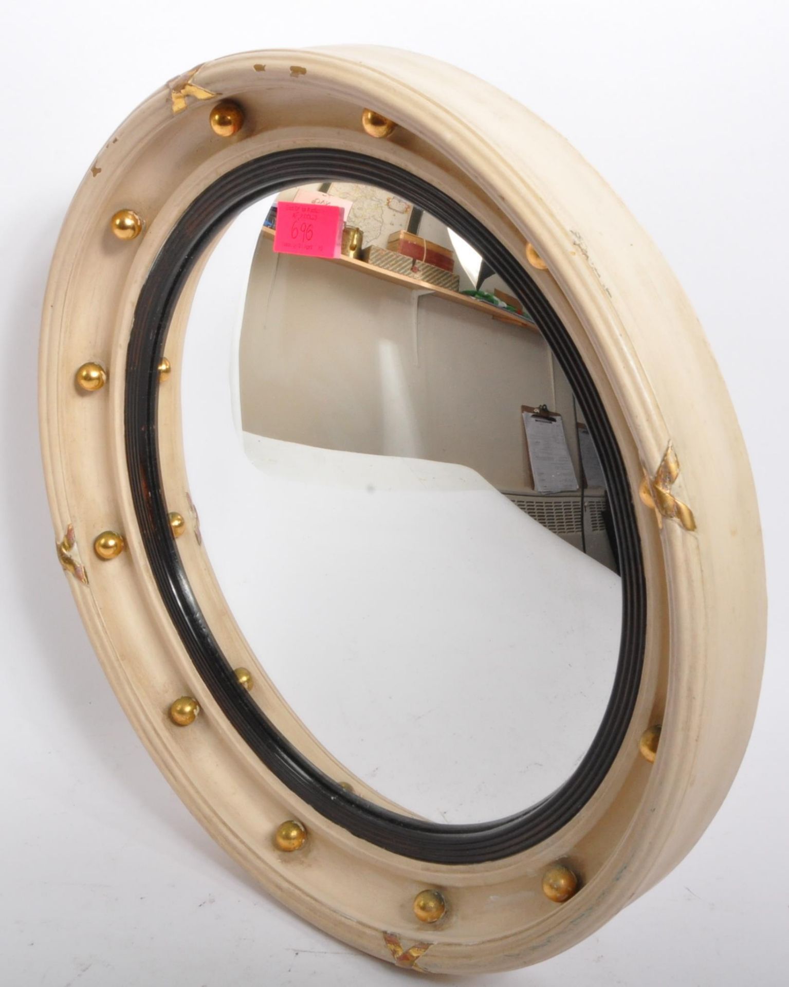 VINTAGE 1950S CONVEX WALL MIRROR - Bild 2 aus 7