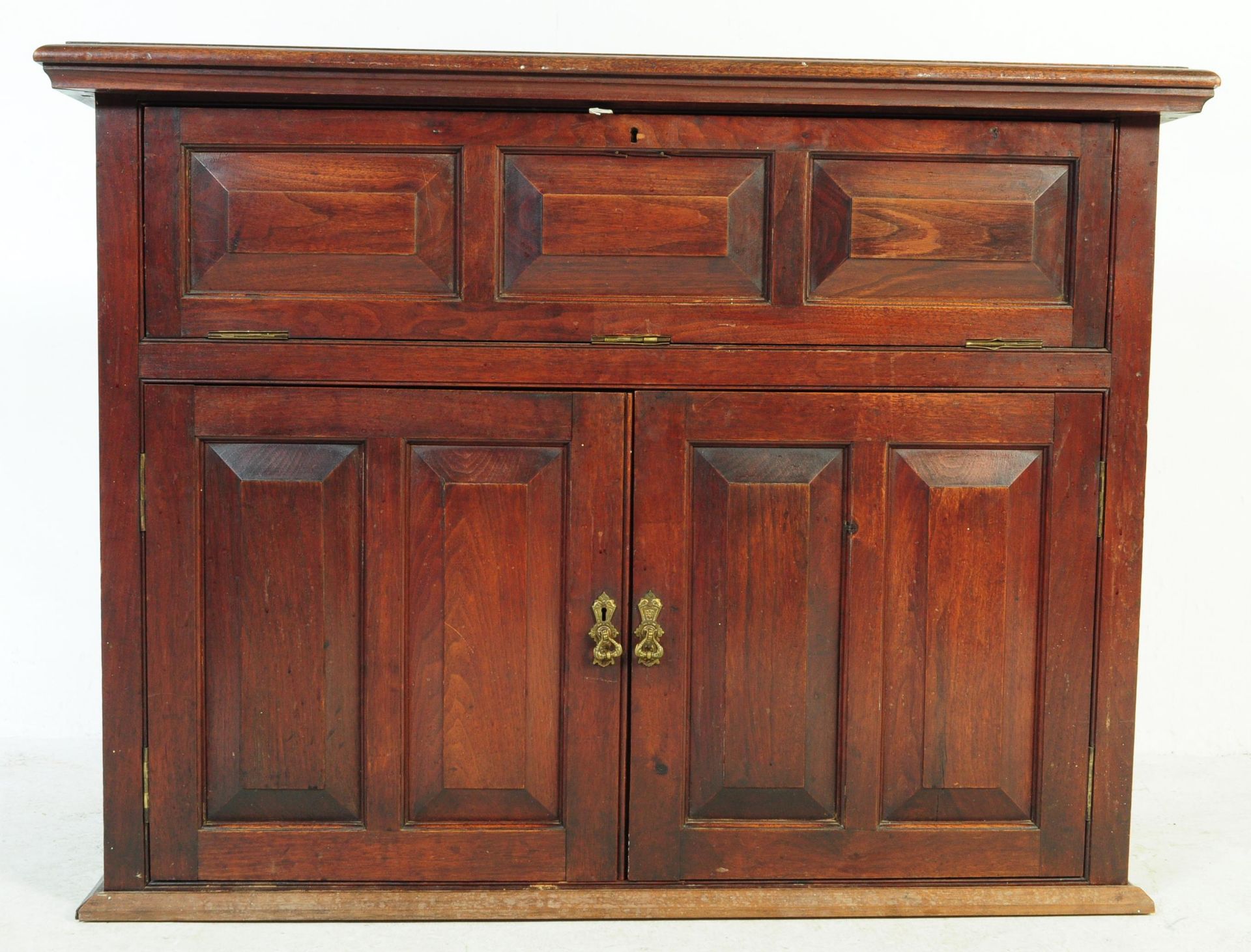 19TH CENTURY CONTINENTAL MAHOGANY BUREAU ABBATANT - Bild 3 aus 7