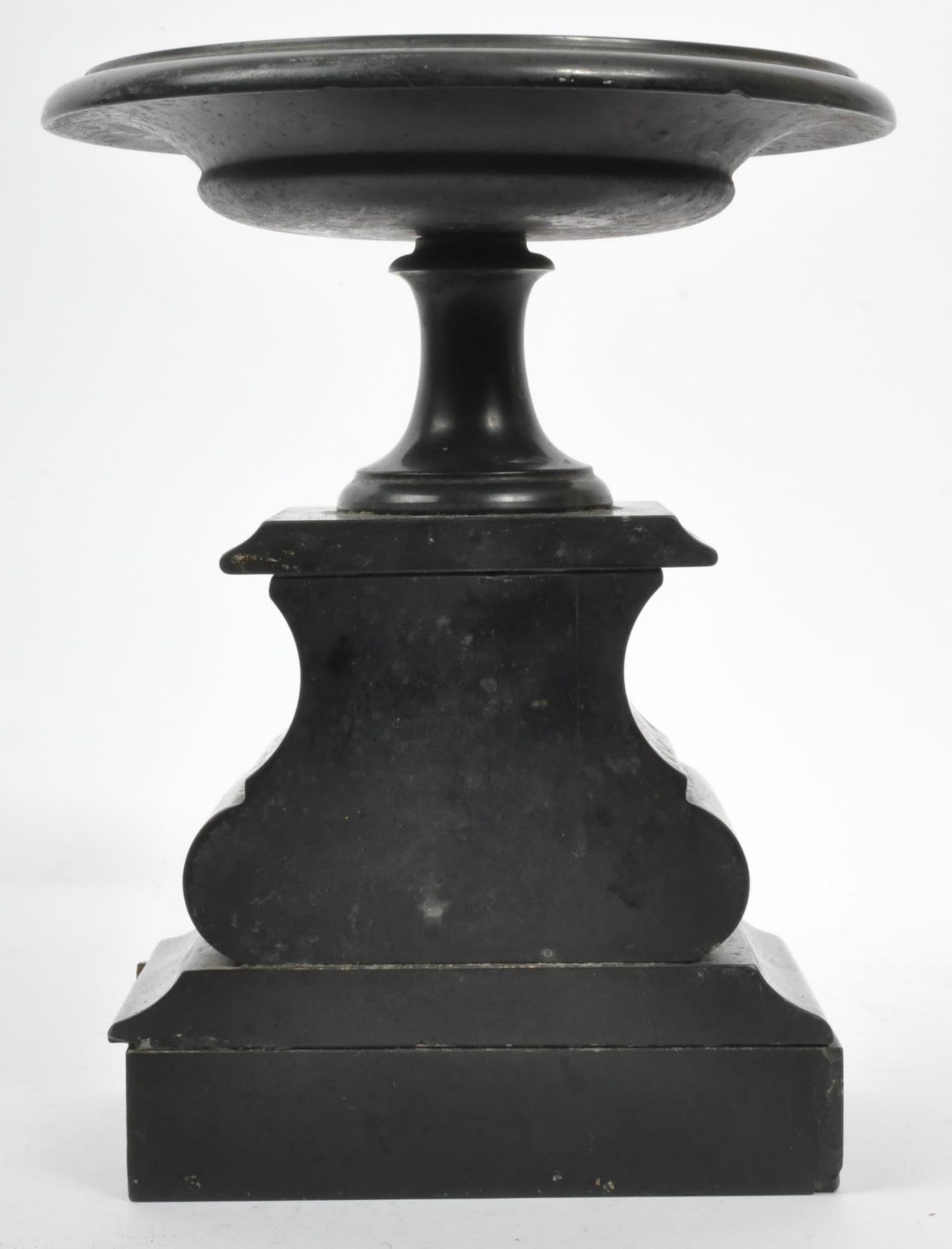 MATCHING PAIR OF VICTORIAN SLATE MARBLE CLOCK GARNITURES - Image 3 of 6